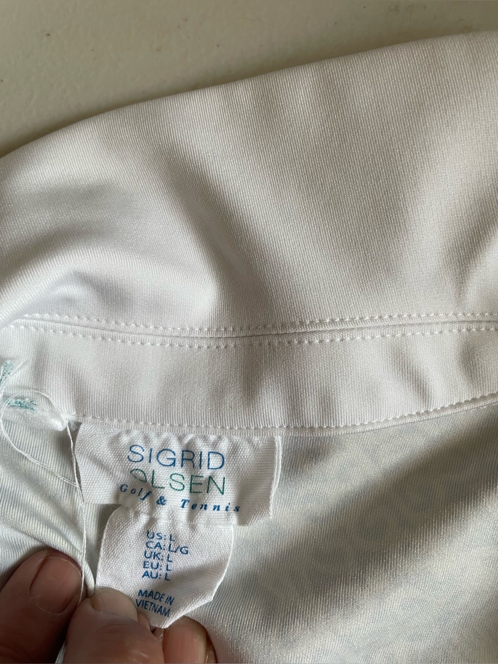 Sigrid Olsen Golf & Tennis dress in SZ L in gently used condition - Picture 2 of 4
